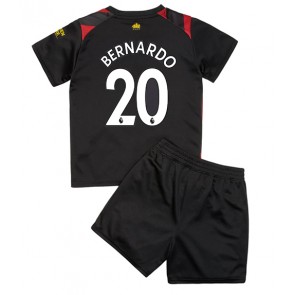 Manchester City Bernardo Silva #20 babykläder Bortatröja barn 2022-23 Korta ärmar (+ Korta byxor)